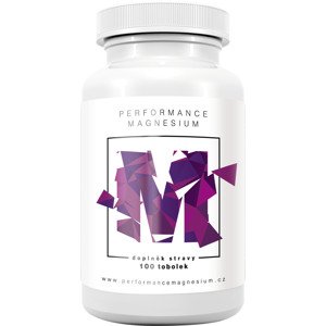 BrainMax Performance Magnesium 1000 mg, 100 kapslí, (Hořčík 200 mg + Vitamín B6)