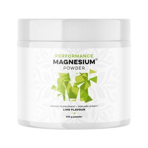 BrainMax Performance Magnesium® Powder, hořčík bisglycinát v prášku, 90 dávek, 550 g Příchuť: Limetka