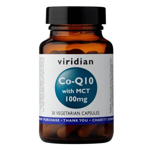 Viridian Nutrition Co-enzym Q10 with MCT 100mg 30 kapslí (Koenzym Q10)