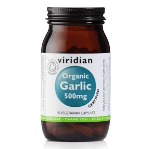 Viridian Nutrition Garlic 500mg 90 kapslí Organic (Česnek)