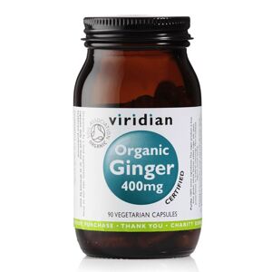 Viridian Nutrition Ginger 400mg 90 kapslí Organic