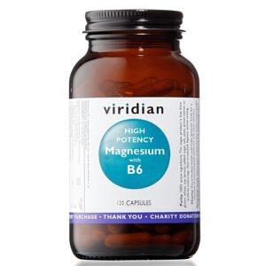 Viridian Nutrition High Potency Magnesium with B6 120 kapslí