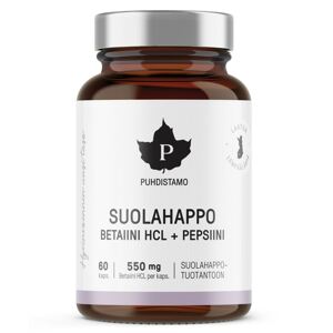 Puhdistamo Betain HCL 60 kapslí (Betain HCl + Pepsin)