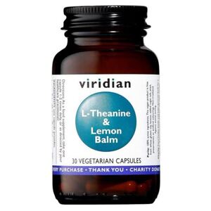 Viridian Nutrition L-Theanine & Lemon Balm 30 kapslí (L-Theanin s meduňkou)
