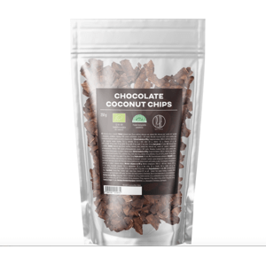BrainMax Pure Kokosové chipsy v čokoládě, BIO, 250 g