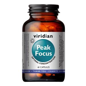 Viridian Nutrition Peak Focus 60 kapslí Organic (Normální kognitivní funkce)