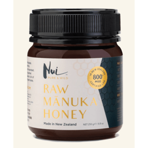 RAW Manukový med NUI (extra silný MGO 800+) 250g