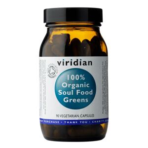 Viridian Nutrition Soul Food Greens 90 kapslí Organic (Směs zelených superpotravin)
