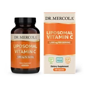 Dr.Mercola Liposomální vitamín C, 180 kapslí