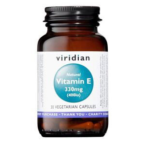 Viridian Nutrition Vitamin E 330mg 400iu 30 kapslí