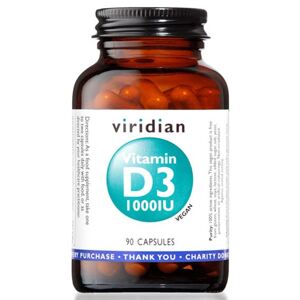 Viridian Nutrition Vitamin D3 1000iu 90 kapslí