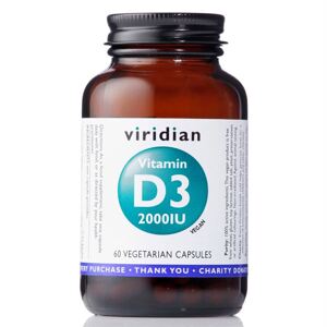 Viridian Nutrition Vitamin D3 2000iu 60 kapslí