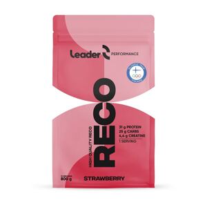 Leader Reco High Quality 800g (Po výkonu - fitness, silové sporty) Příchuť: Jahoda