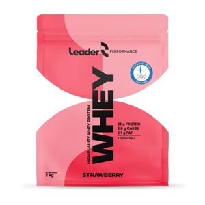 Leader Whey Protein 2kg Příchuť: Jahoda