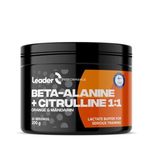 Leader Beta Alanine + Citruline 1:1 200 g pomeranč mandarinka