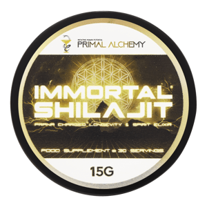 Primal Alchemy Immortal Shilajit Hmotnost: 15 gramů