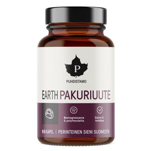 Puhdistamo Earth Chaga BIO 60 kapslí (Pakuriuute)