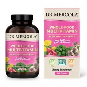 Dr.Mercola Přírodní mulltivitamín pro ženy, 240 tablet