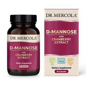 Dr.Mercola D-manóza a brusinky (extrakt), 60 kapslí