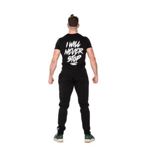Tričko BJP I Will Never Stop, slim fit, černá Velikost: M