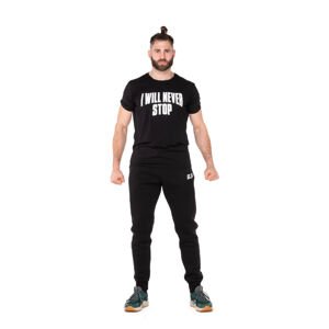 Tričko BJP front I Will Never Stop, slim fit, černé Velikost: L