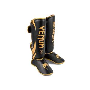 Venum Challenger Standup Shin Guards - Black/Gold Velikost: L
