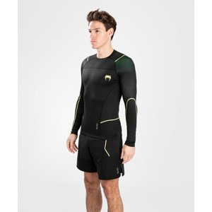 Venum Fusion 2.0 Rashguard Long Sleeves - Black/Yellow Velikost: L