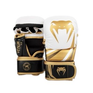 Sparring Gloves Venum Challenger 3.0, White/Black/Gold Velikost: M