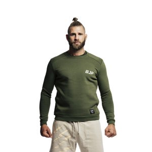 BJP Mikina Crewneck Basic 2024, Khaki Velikost: L