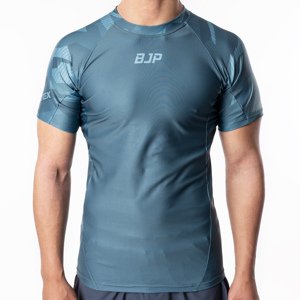Rashguard BJP x ATEX, krátké rukávy, olivový Velikost: S