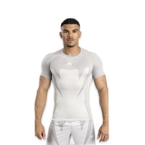 Venum Attack Men's Short Sleeve Rashguard - Sand Velikost: L