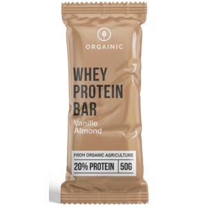 Orgainic Bio Proteinové Energy tyčinky, 50g (CZ-BIO-002) Příchuť: Vanilka a Mandle 1 ks