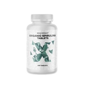 BrainMax Spirulina BIO, tablety Obsah: 500 tablet