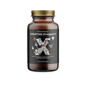 BrainMax Creatine Creapure®, kreatin monohydrát, 875 mg, 100 rostlinných kapslí