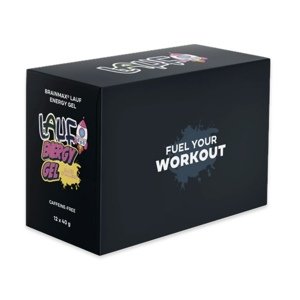 BrainMax LAUF Energy Gels Příchuť: Slaná jahoda bez kofeinu 12x40 g