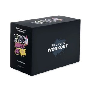 BrainMax LAUF Energy Gels Příchuť: Slané jablko bez kofeinu 12x40 g