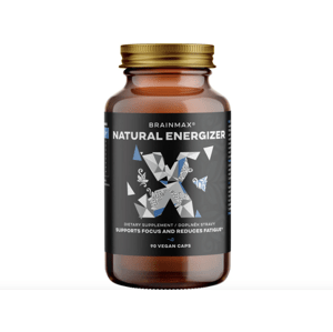 BrainMax Natural Energizer caps, 90 rostlinných kapslí