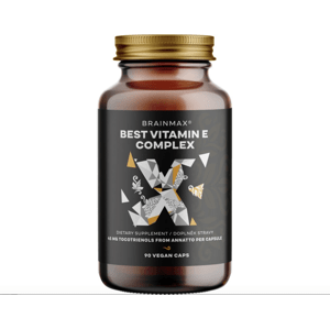 BrainMax Best Vitamin E Complex, 90 rostlinných kapslí