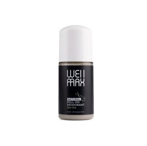 WellMax Natural Roll-on Deodorant, přírodní kuličkový deodorant, unisex, aloe vera, 50 ml