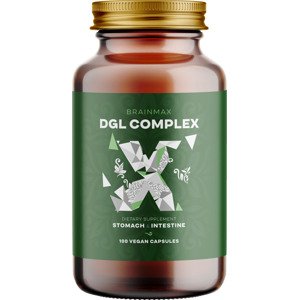 BrainMax DGL Complex (Deglycyrrhizinovaná lékořice), 100 rostlinných kapslí