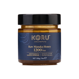 KORU RAW Manuka, MGO 1200+, 250g