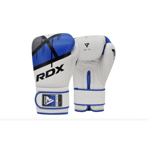 RDX Sports Boxerské rukavice RDX F7 Ego, bílá/modrá Velikost: 16oz