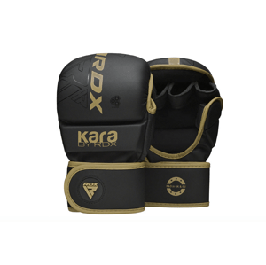 RDX Sports MMA rukavice sparring Kara F6, zlatá Velikost: L/XL