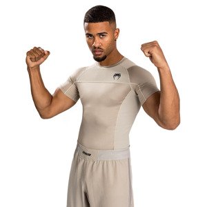 Venum G-Fit Air Men's Short Sleeve Rashguard - Sand Velikost: L