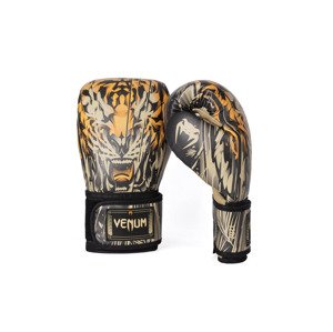 Venum Tiger Boxing Gloves - Black/Neon Orange Velikost: 16oz
