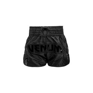 Venum Inferno Muay Thai Shorts - Black/Black Velikost: L