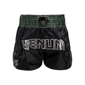 Venum Inferno Muay Thai Shorts - Deep Black/Khaki Velikost: XL