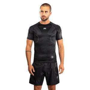 Venum Nexus Rashguards Short Sleeves - Black/Silver Velikost: XXL