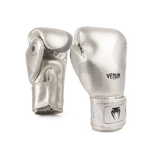 Venum Nexus Boxing Gloves - Silver/Black Velikost: 14oz