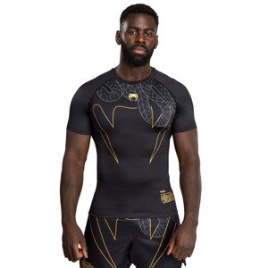 Venum Serpenti Rashguards Short Sleeves - Black/Silver/Gold Velikost: L